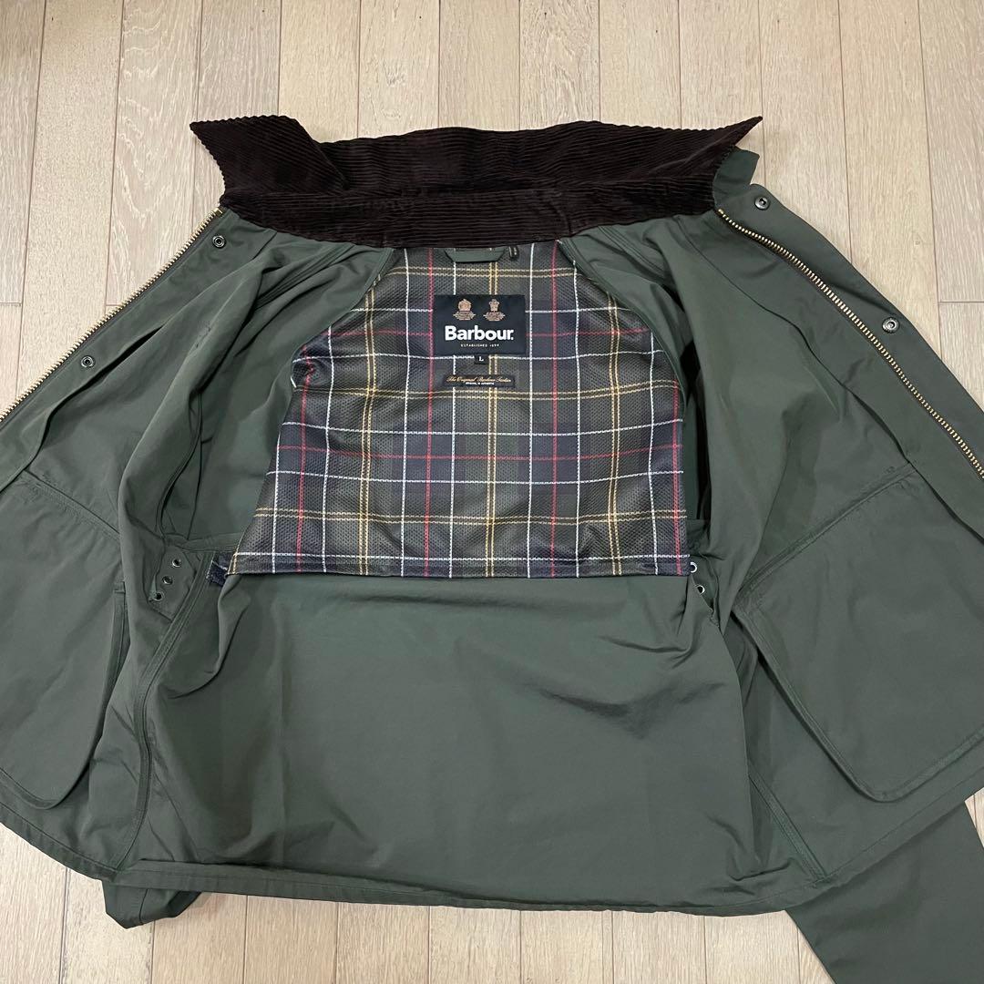 バブアー　SPEY スペイ ピーチスキン　サイズL グリーン系