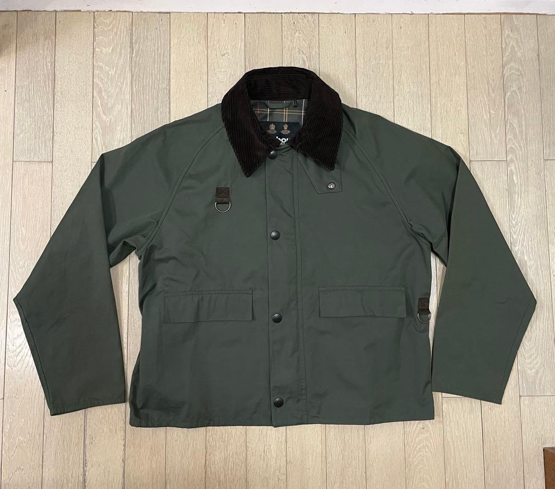 バブアー　SPEY スペイ ピーチスキン　サイズL グリーン系