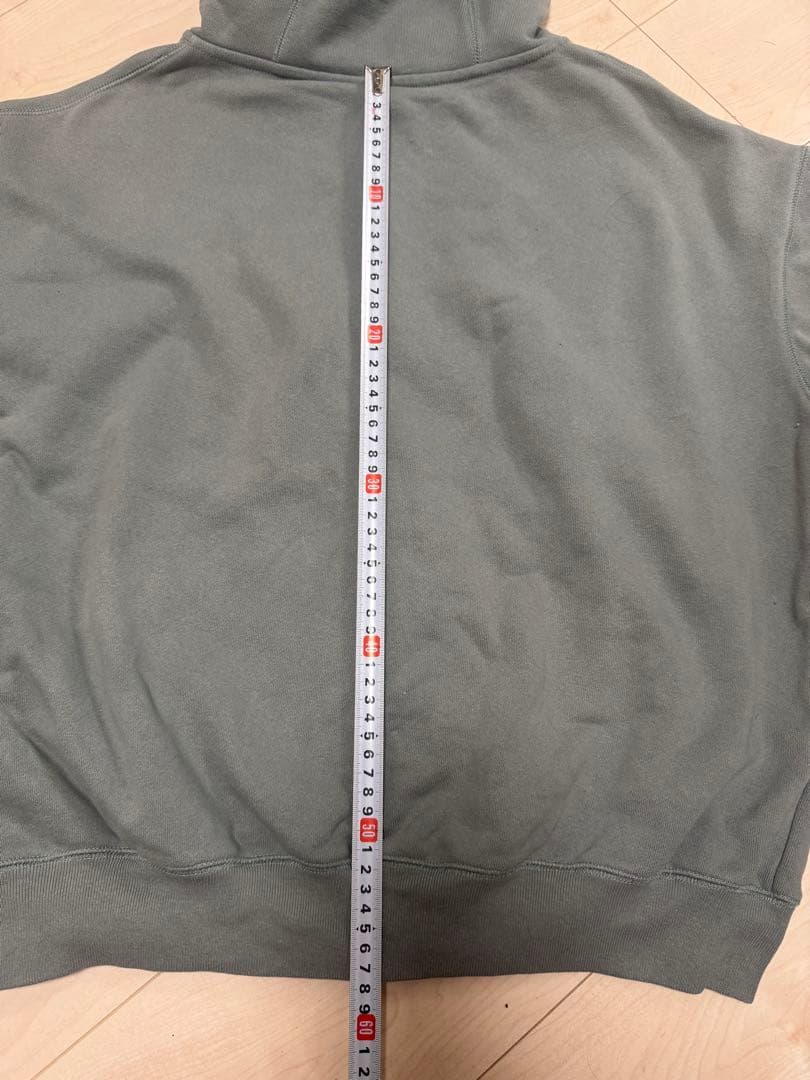 HUF グリーン フルジップパーカーSとスウェットパンツ Mのセットアップ