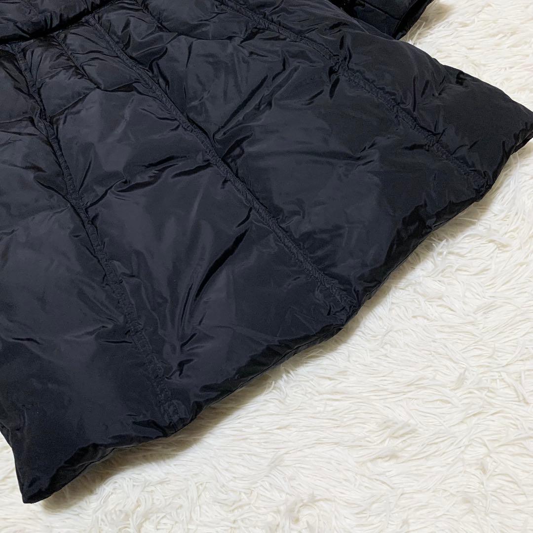 【極美品】モンクレール ダウン PHALANGERE タヌキファー ブラック 0