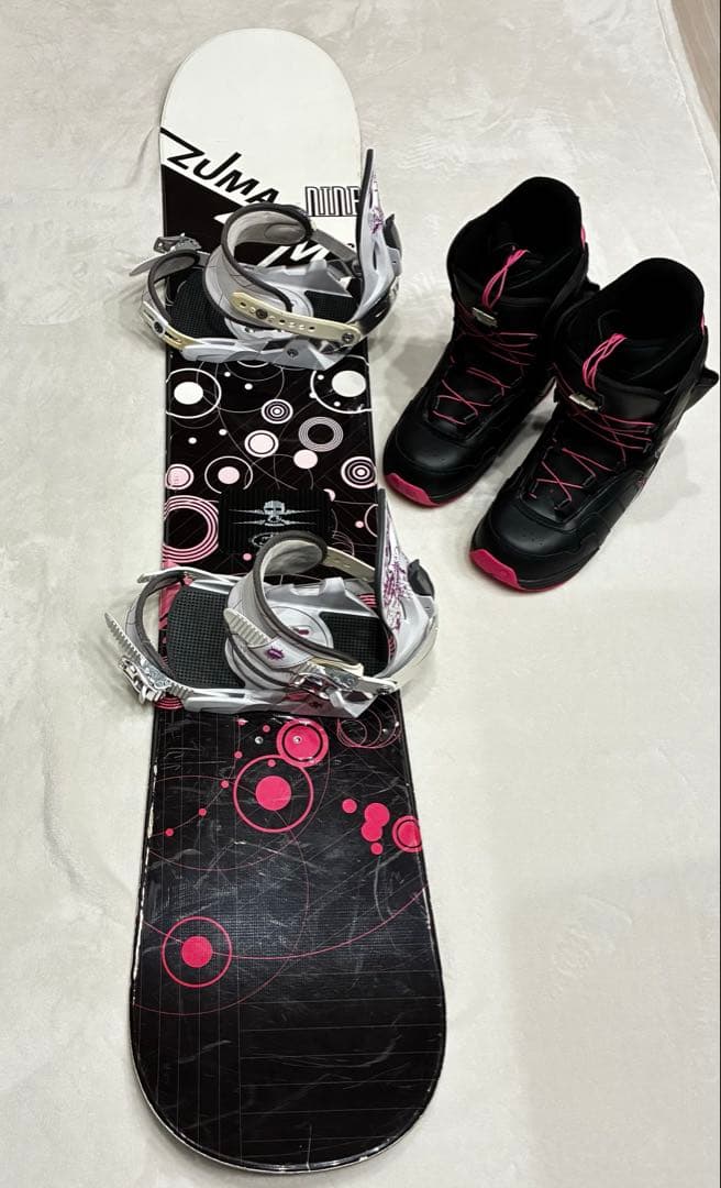 スノボ レディース セット zuma 153cm voxpot 24.5cm