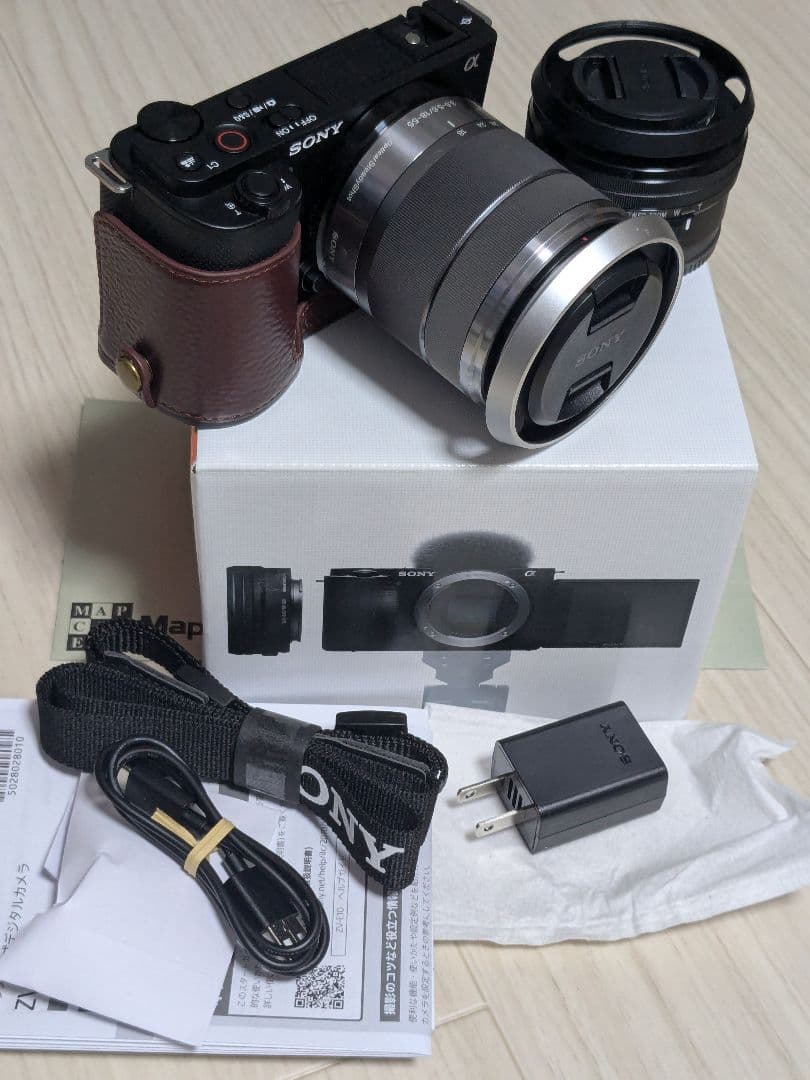 SONY ミラーレス　zv-e10 selp1650 sel1855