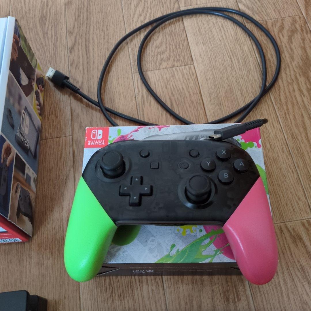 Nintendo Switch 本体 + Proコントローラー + ケース