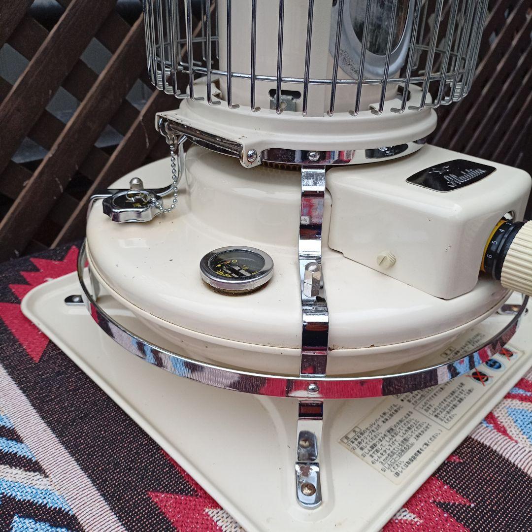 アラジンストーブ メンテナンス済み。純正芯交換済。取説付きです。クリーム