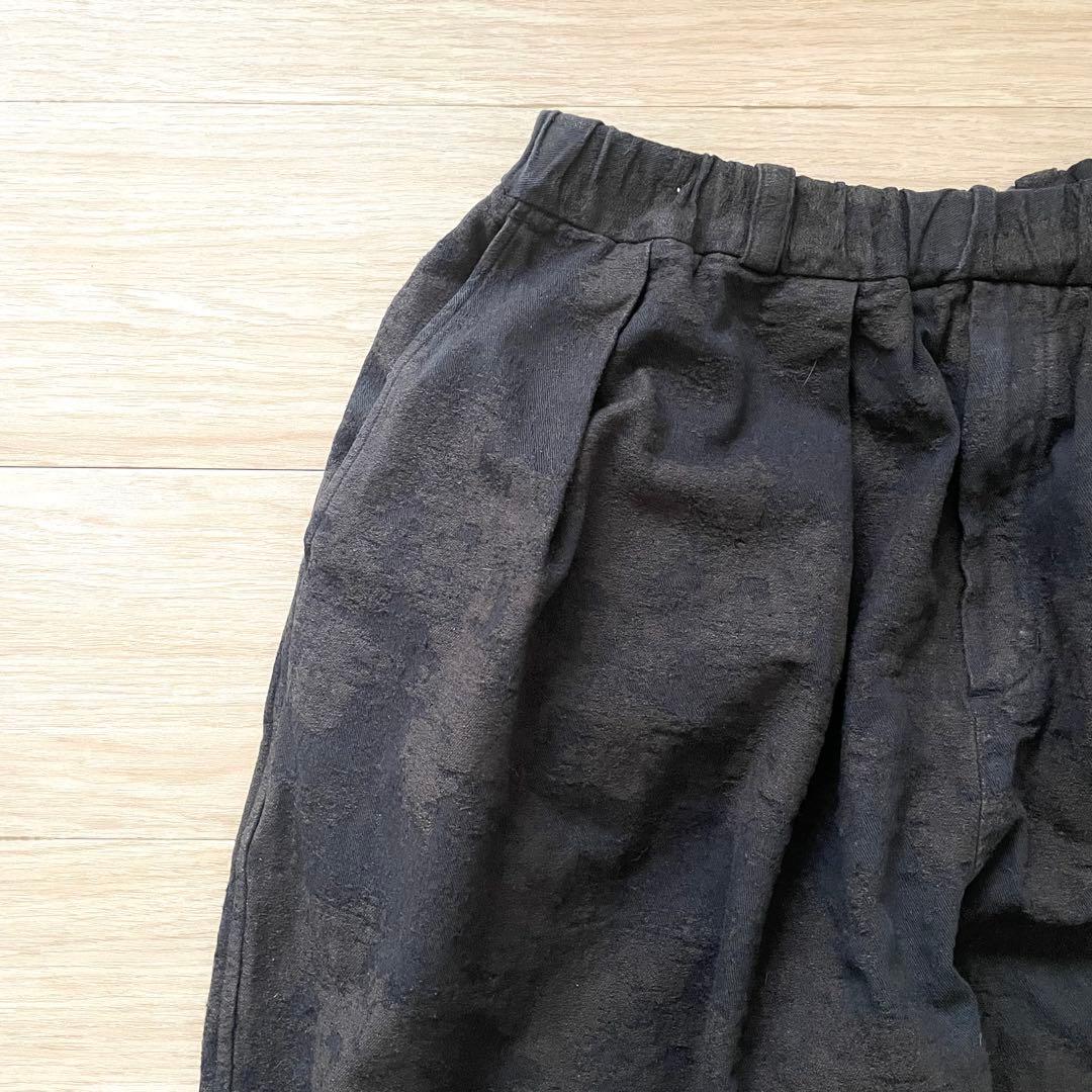 mittan 綿絹麻ジャカードパンツ　pt-90 ジャガード