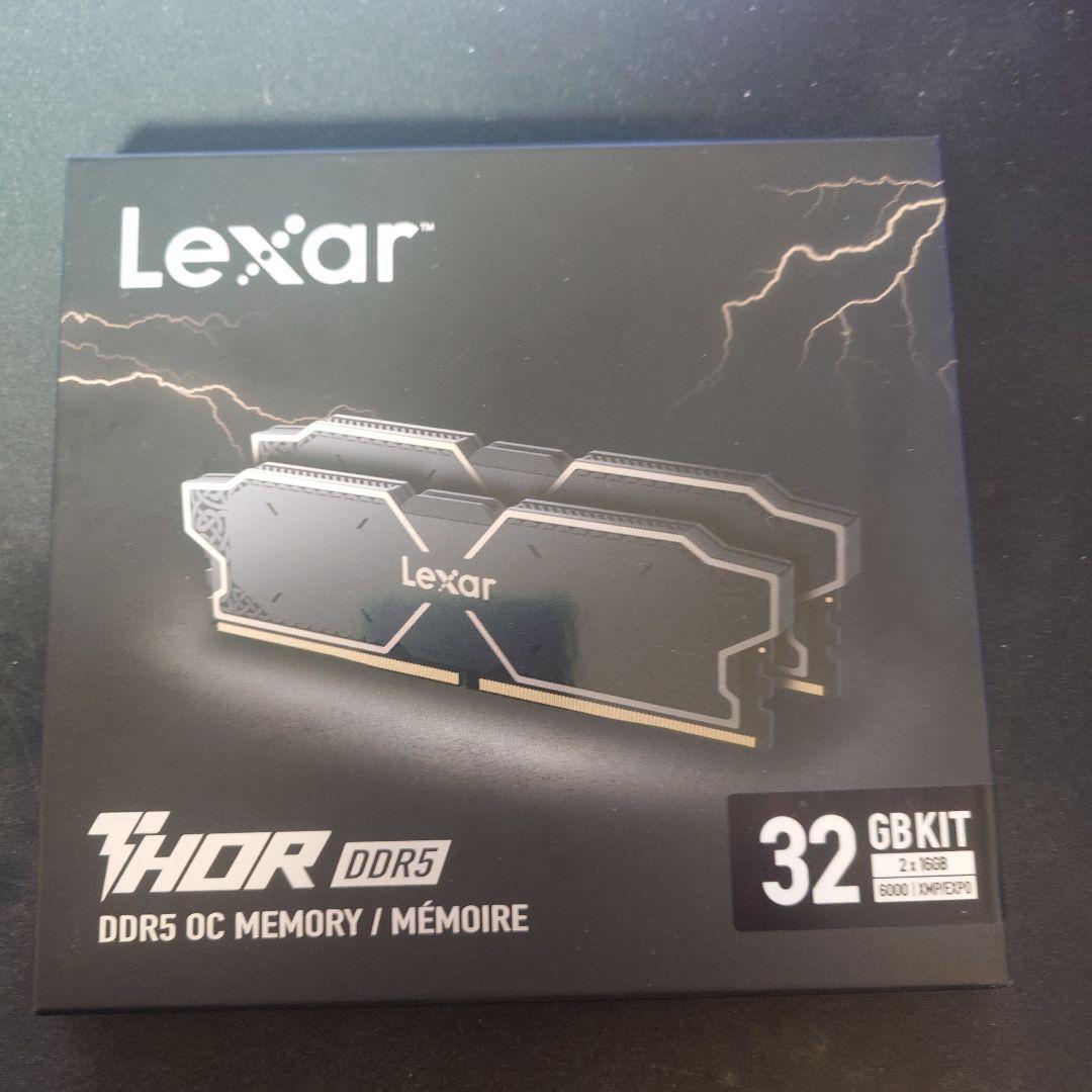 Lexar THOR DDR5 32GB KIT メモリ