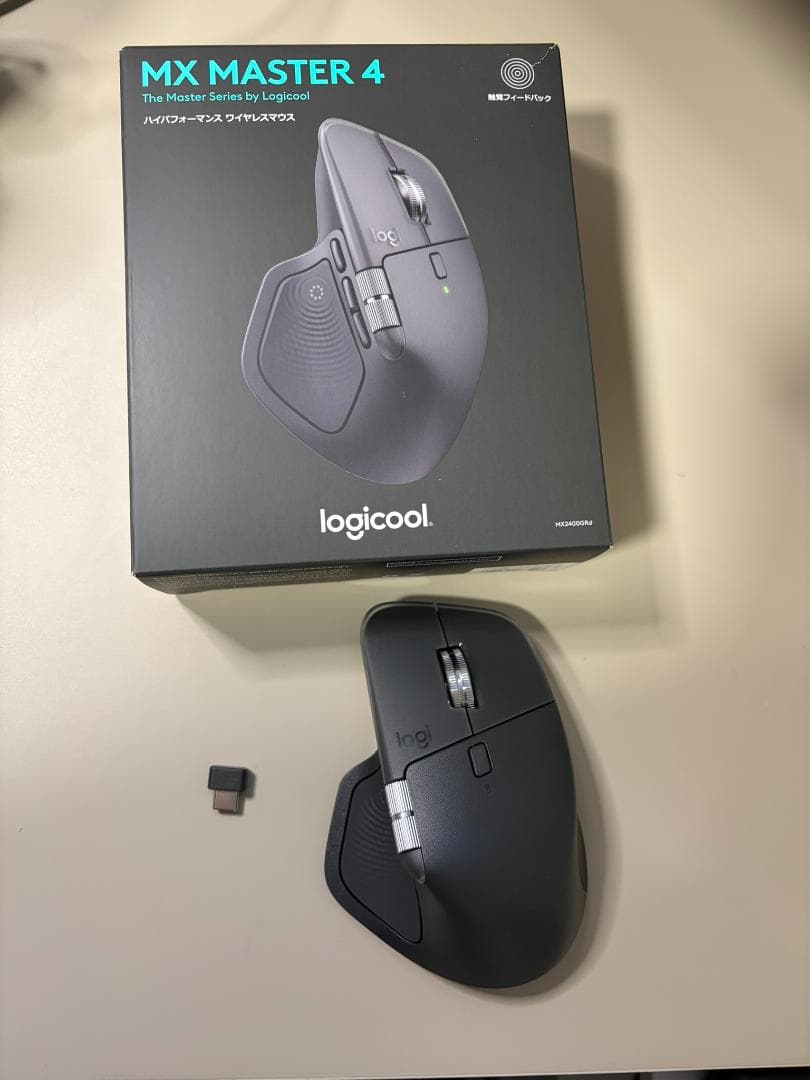 【美品】Logicool MX Master 4 グラファイト 箱・レシーバー付