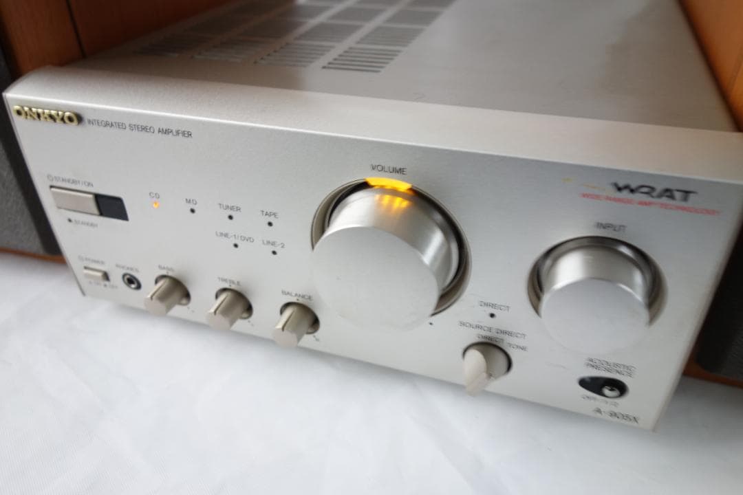 ONKYO A-905Xプリメインアンプ当時定価35200円+スピーカー