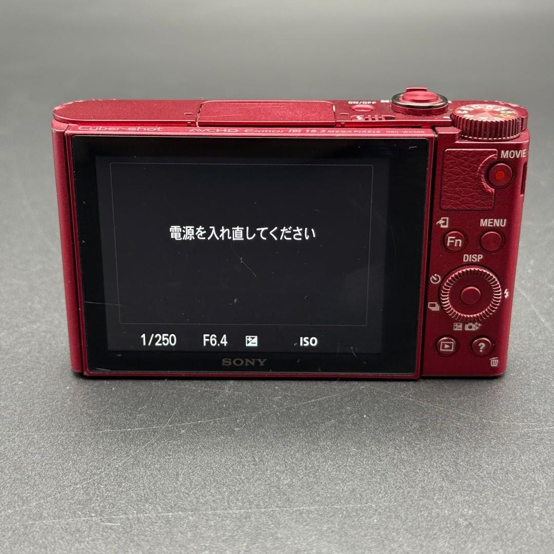 【ジャンク品】 SONY DSC-WX500 レッド　本体のみ