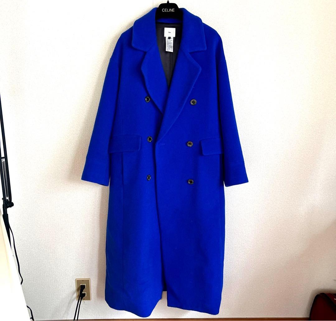 ダブスタ　チェスターコート　ブルー