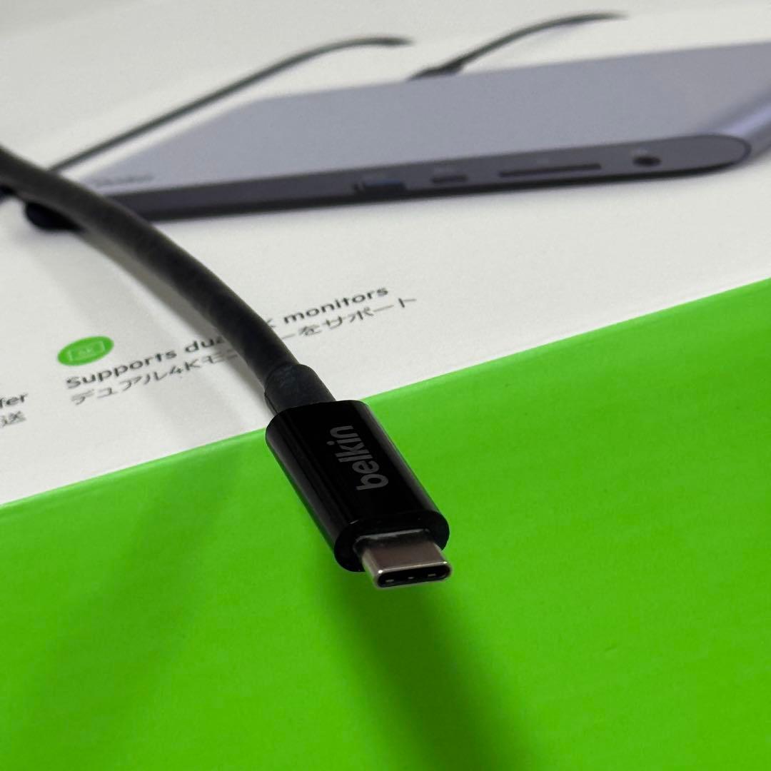 belkin F4U097 ドッキングステーション　USBハブ　箱あり