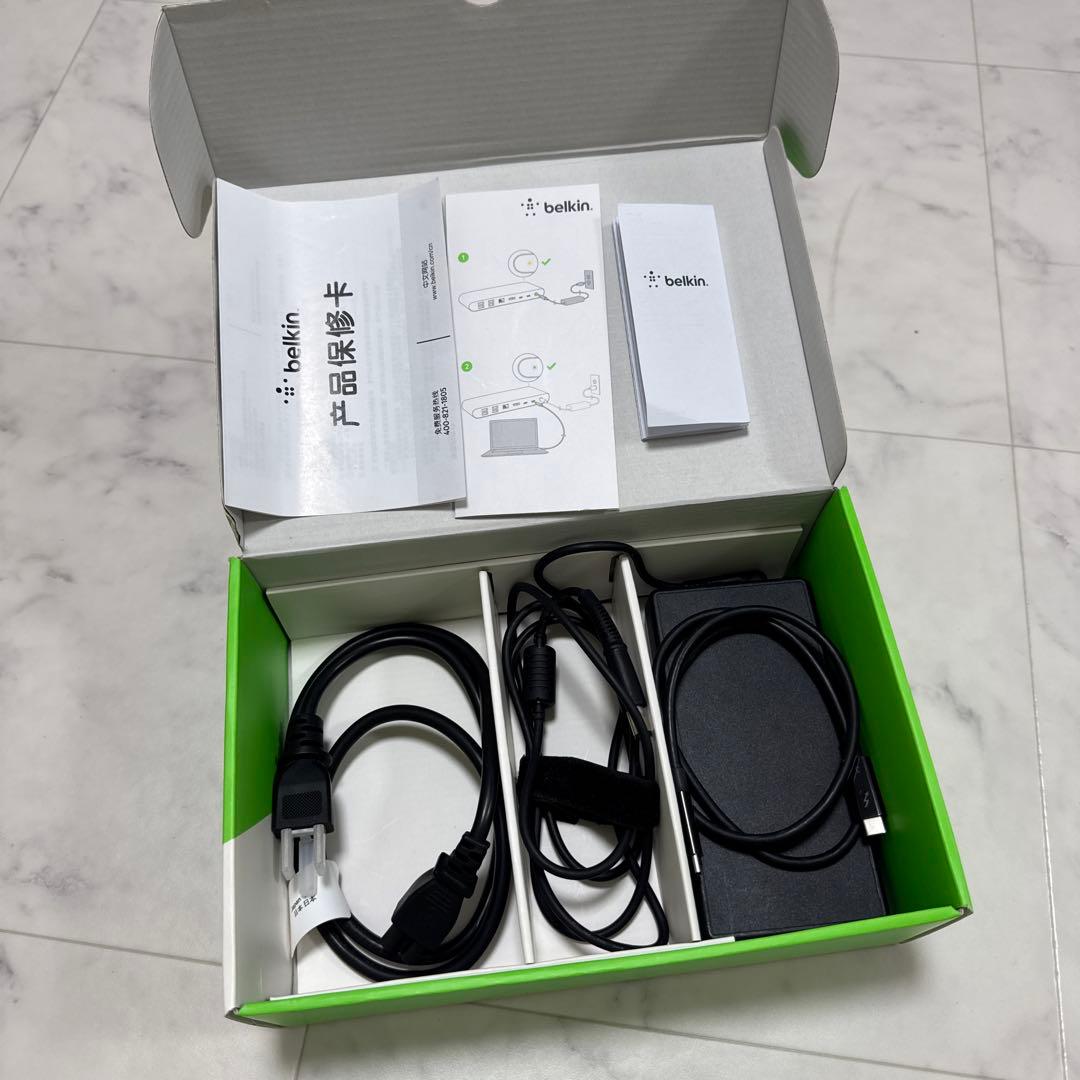 belkin F4U097 ドッキングステーション　USBハブ　箱あり