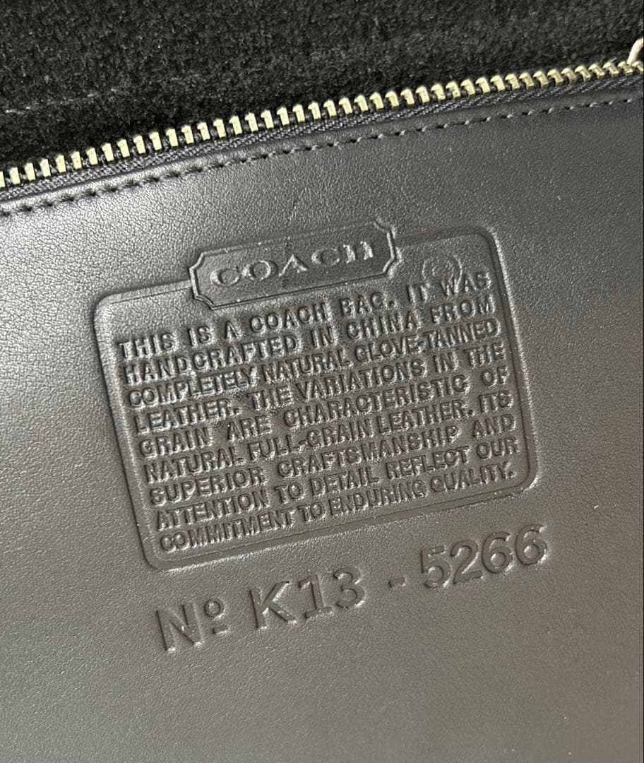 COACH コーチ ビジネスバッグ ブラック 黒 ショルダー 2way