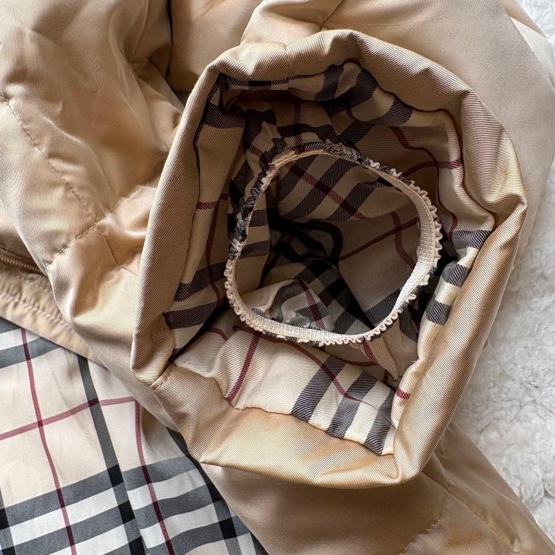 バーバリーロンドン ダウンジャケット ダウンコート ノバチェック Mサイズ