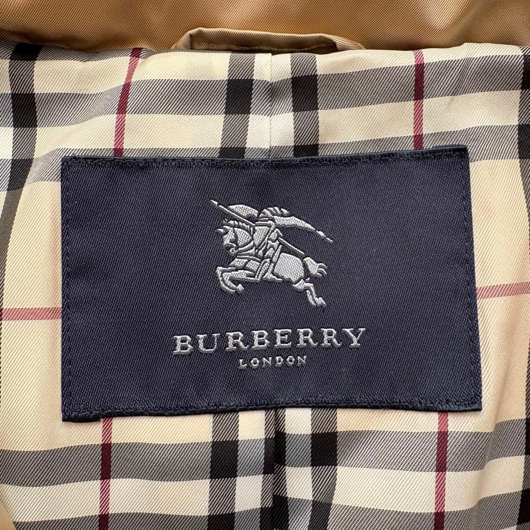 バーバリーロンドン ダウンジャケット ダウンコート ノバチェック Mサイズ