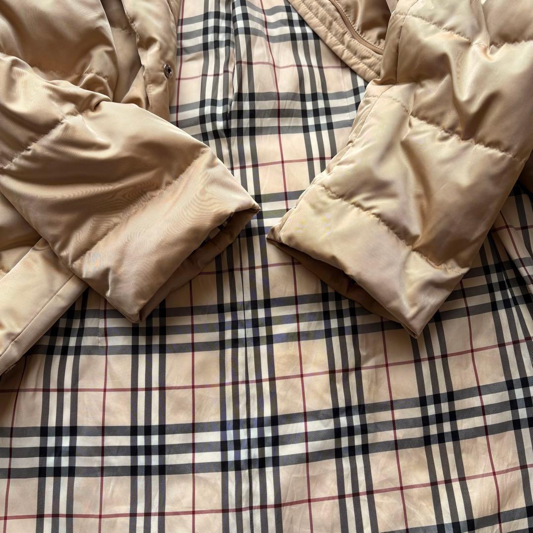 バーバリーロンドン ダウンジャケット ダウンコート ノバチェック Mサイズ