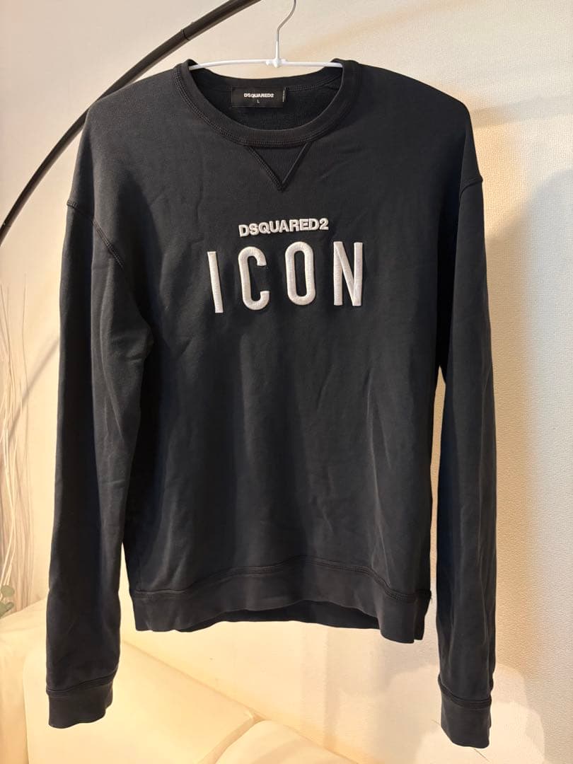 【激レア】DSQUARED2 ICON トレーナー ダークブルー