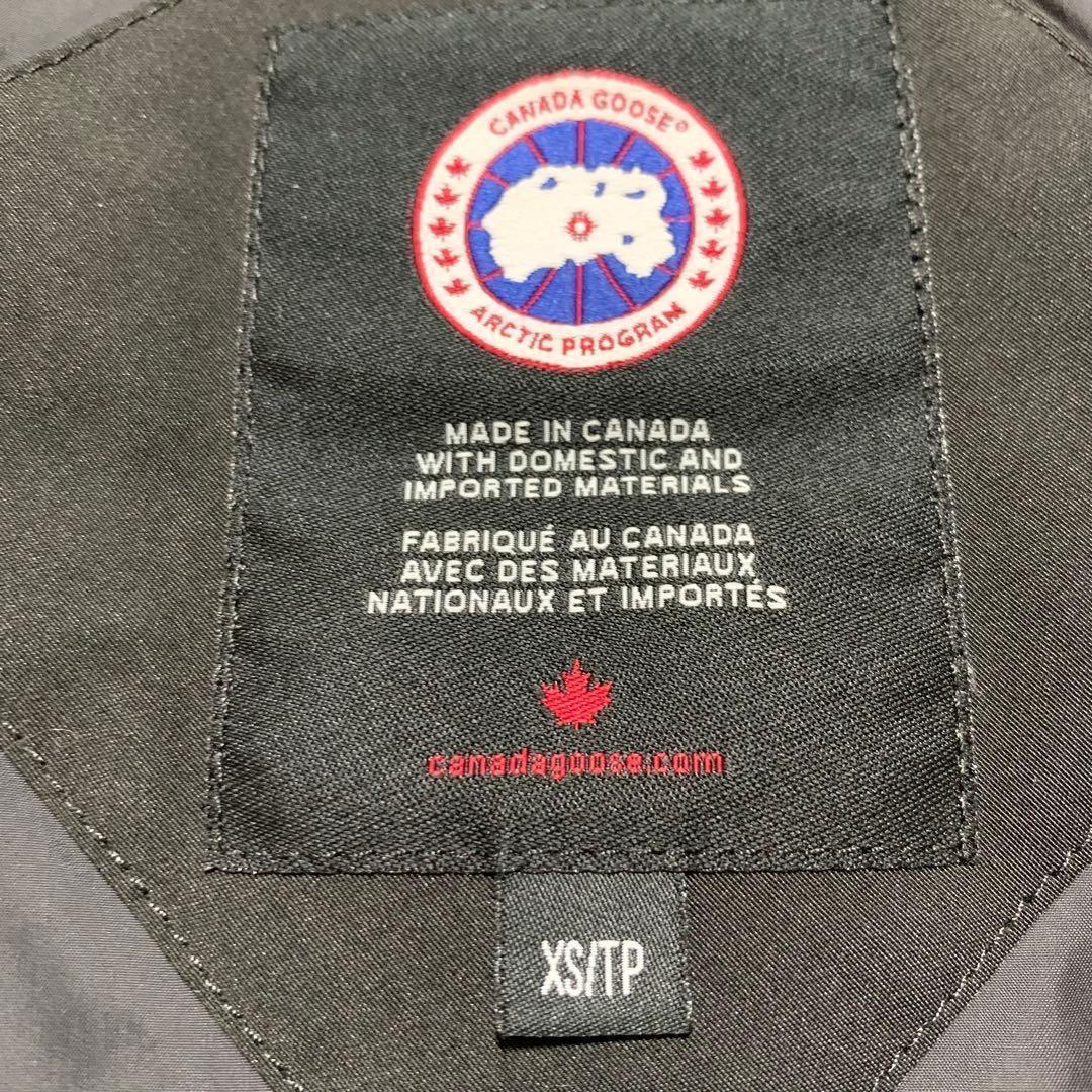 美品　カナダグース✨シェルバーン　ロングダウン　ブラック　黒　XS 4C11