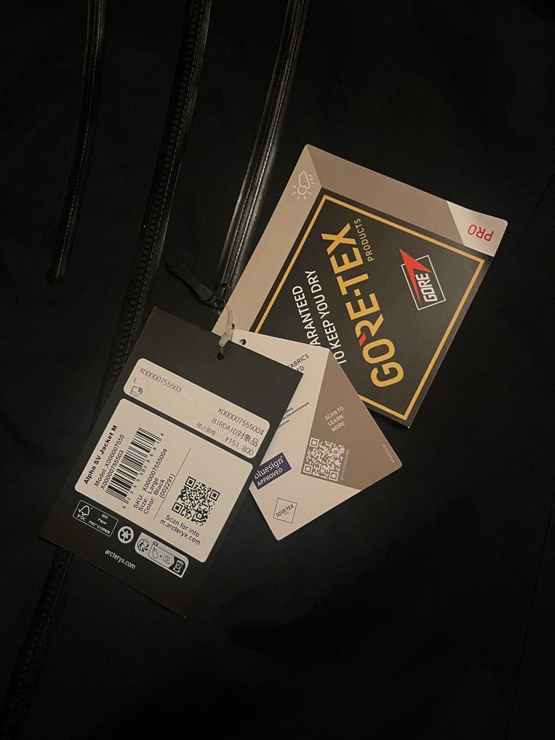 Arc'teryx Alpha SV Jacket M （ Lサイズ/保証書有）