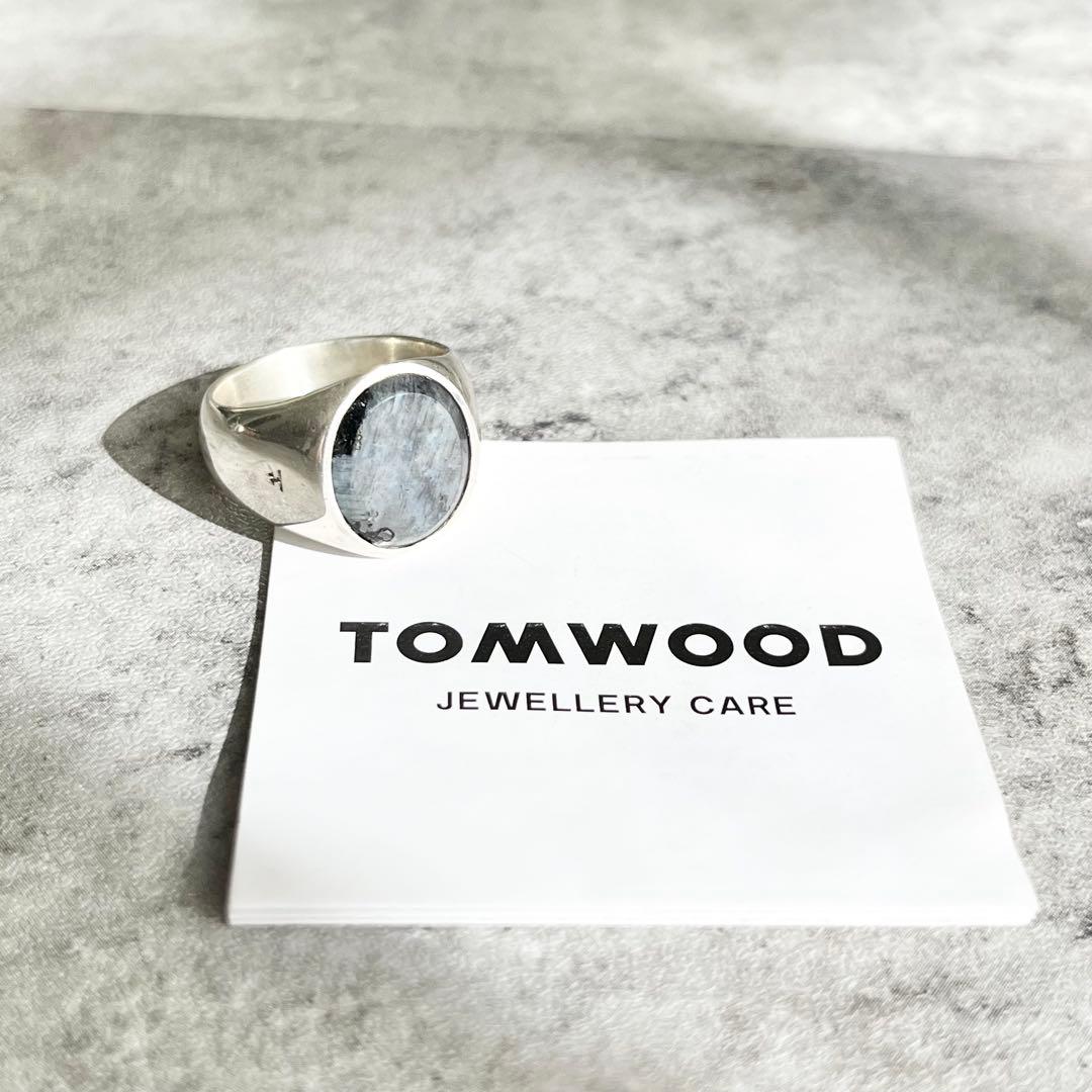 【美品】tom wood oval ring g56 16号