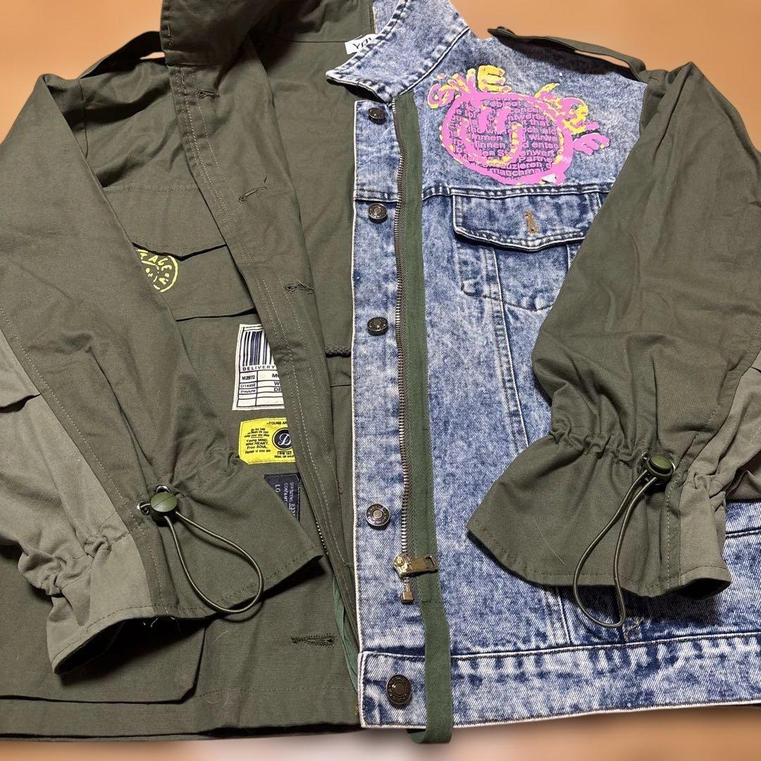 ミリタリー・デニムジャケット新品