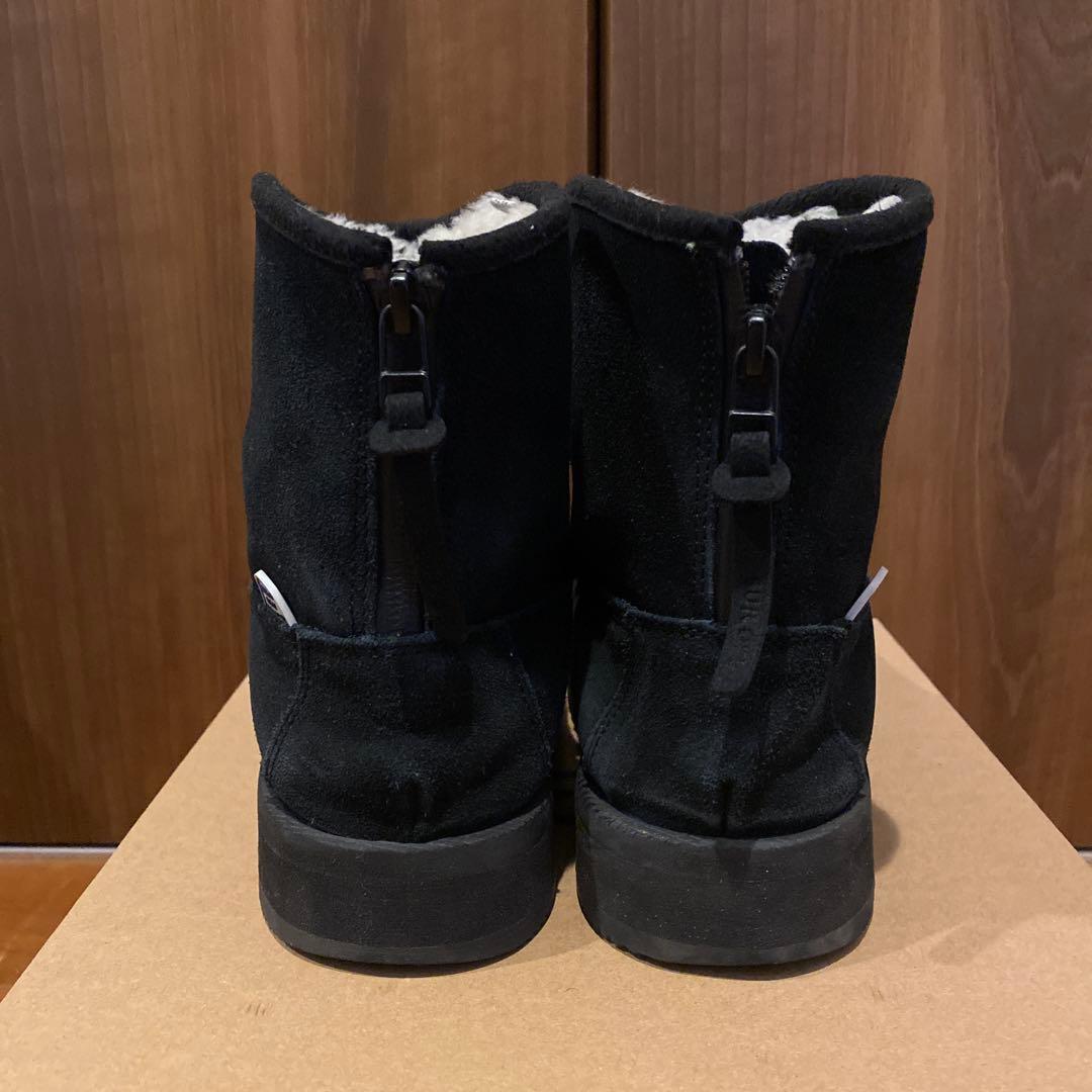 スイコック　ムートンブーツ　23cm ブラック