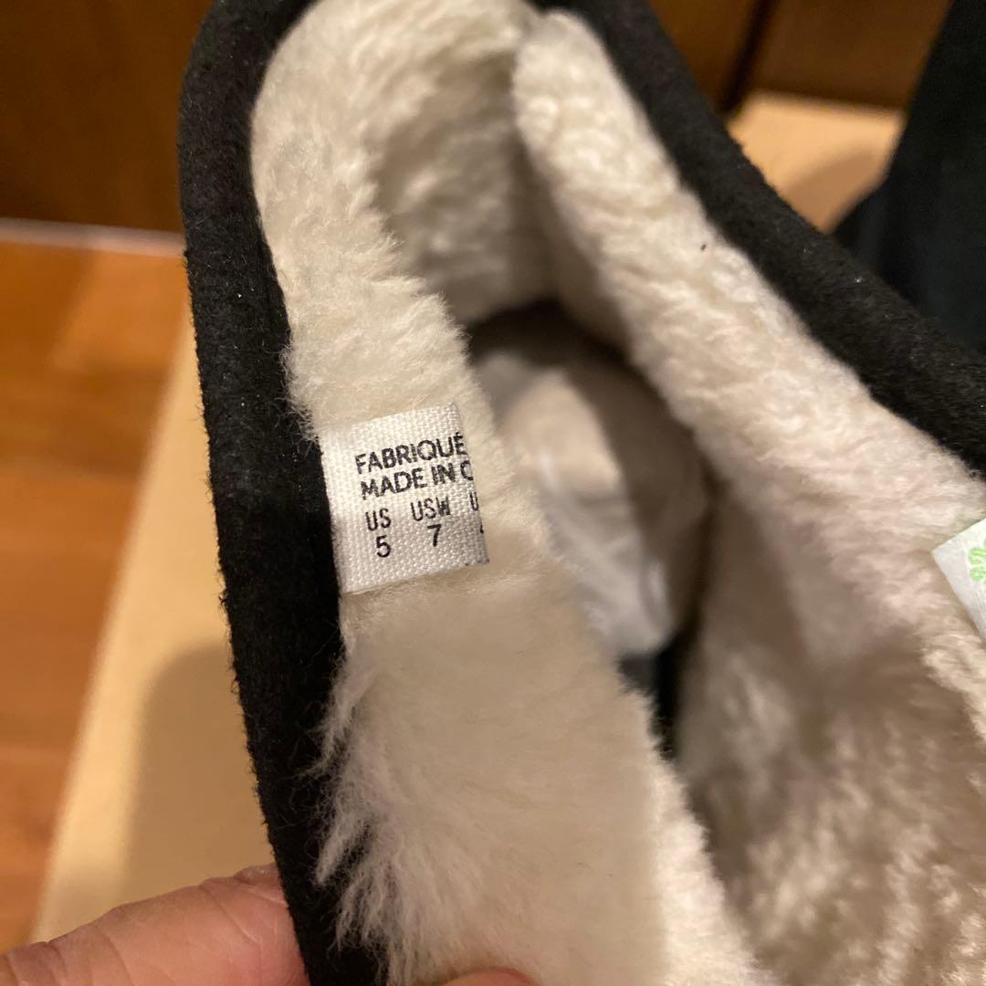 スイコック　ムートンブーツ　23cm ブラック