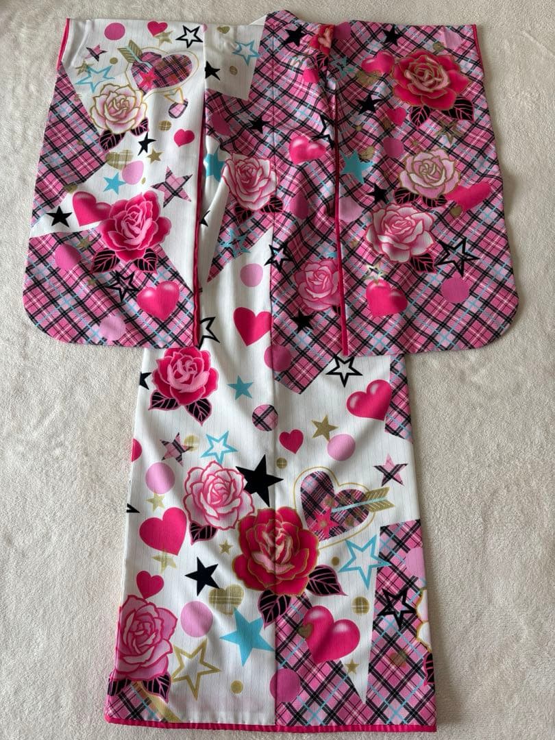 美品 南明奈 七五三 着物 長襦袢（半衿2つ）