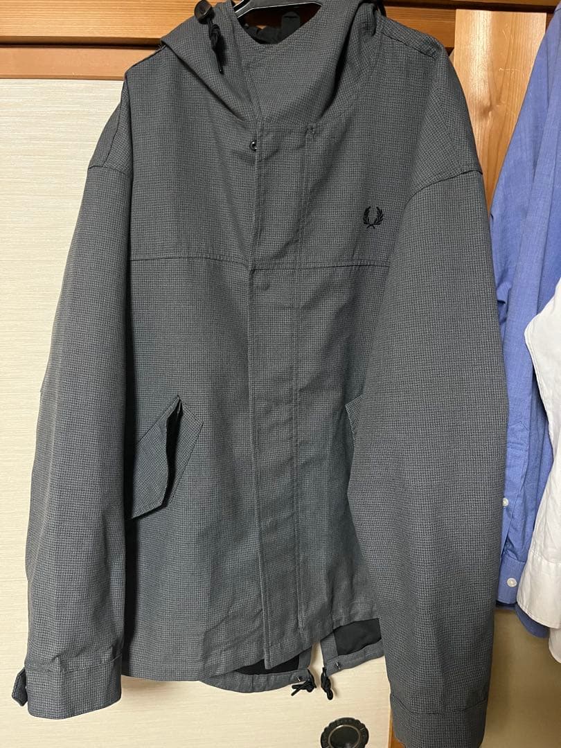 FRED PERRY/Short Jacquard Parka Lサイズ