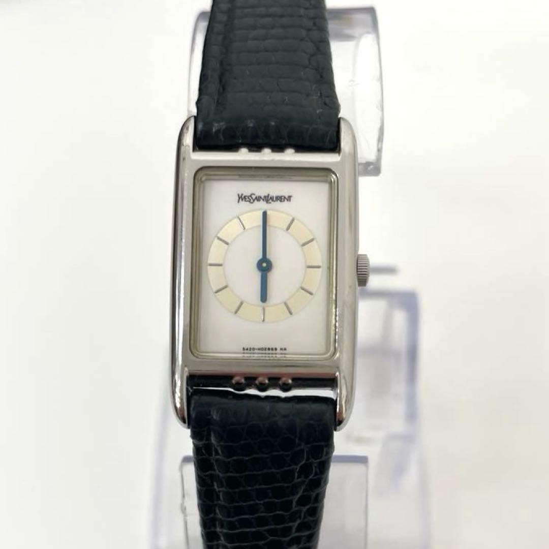 【TK】Yves Saint Laurent イヴサンローラン　レクタングル時計