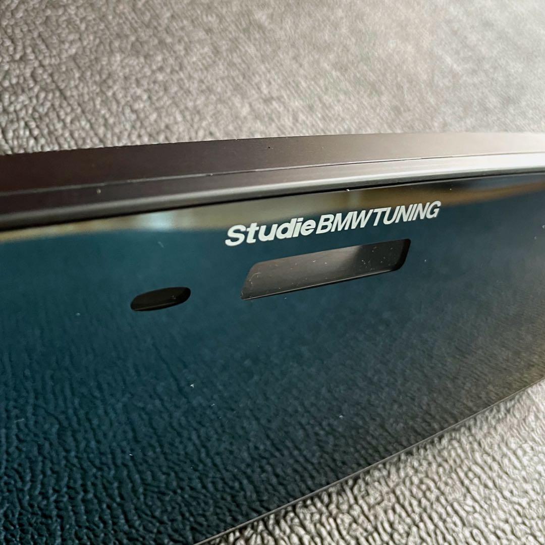 美品箱付き★Studie AG ブルーレンズ ロゴ有 後期Lci ルームミラー