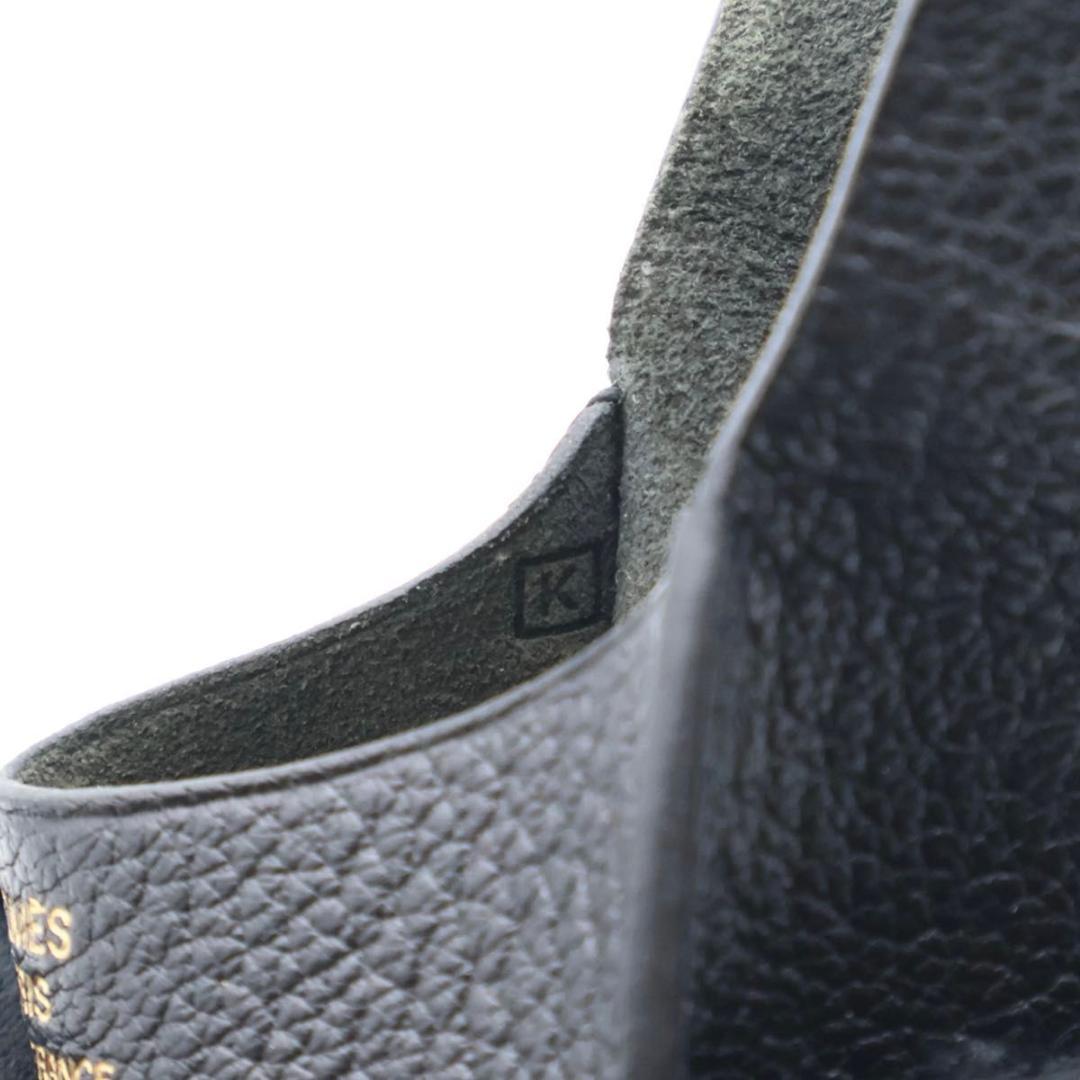 【極美品】HERMES ケース　シェーブル　黒　小銭入れ