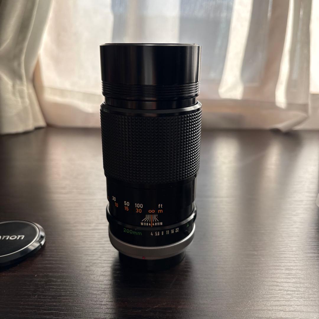 Canon FD 200mm f/4 S.S.C. レンズ