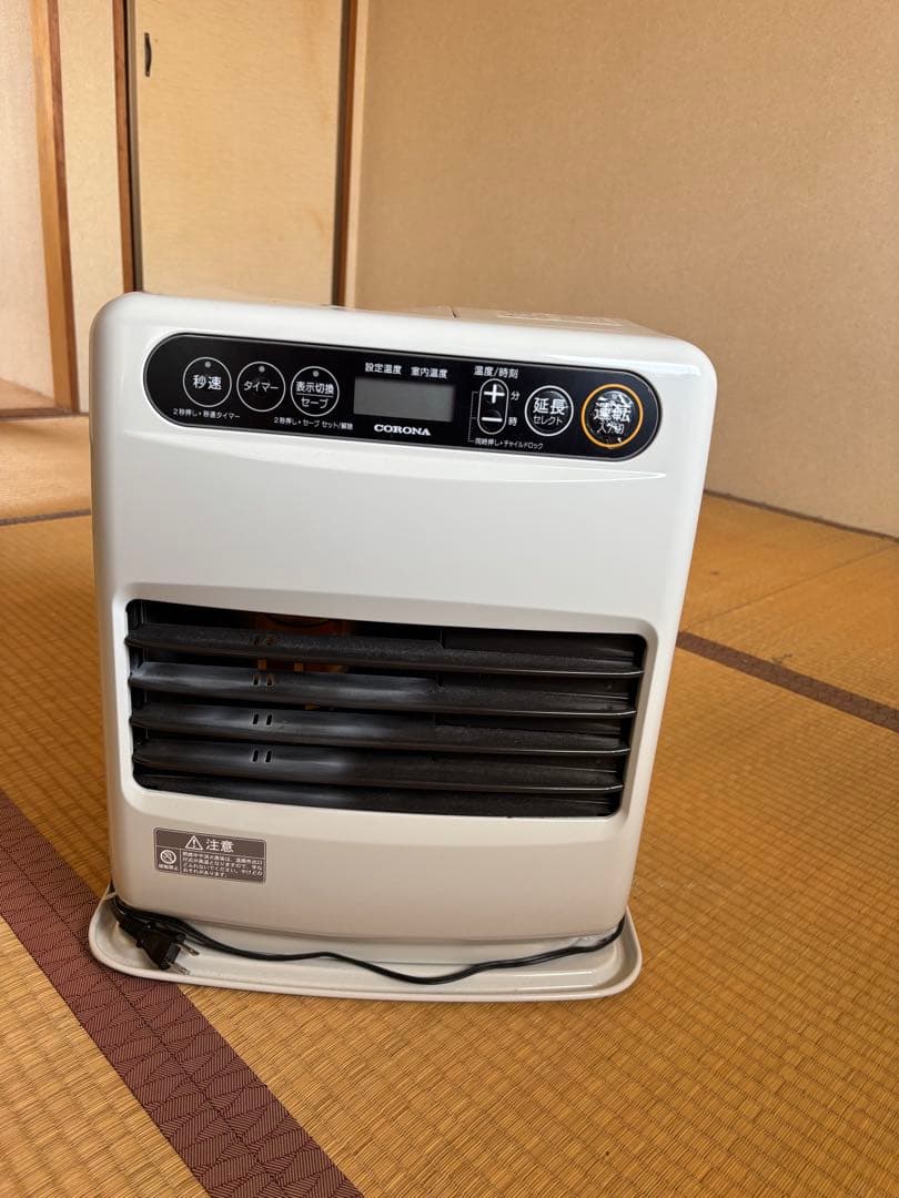 コロナ 石油ファンヒーター 2023年製 ホワイト