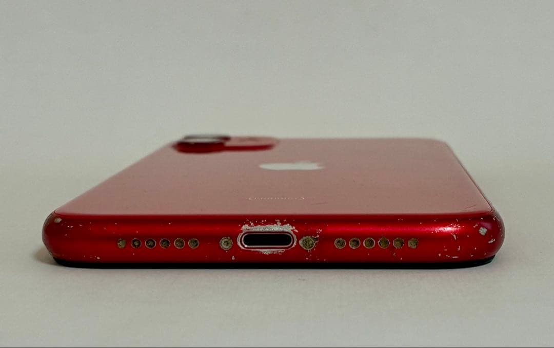 【画面修理歴有】【68％】【箱付き】iPhone11 レッド 128GB