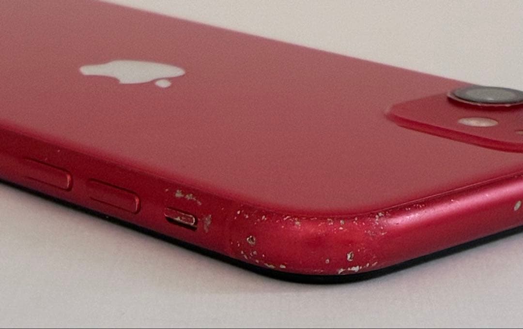 【画面修理歴有】【68％】【箱付き】iPhone11 レッド 128GB