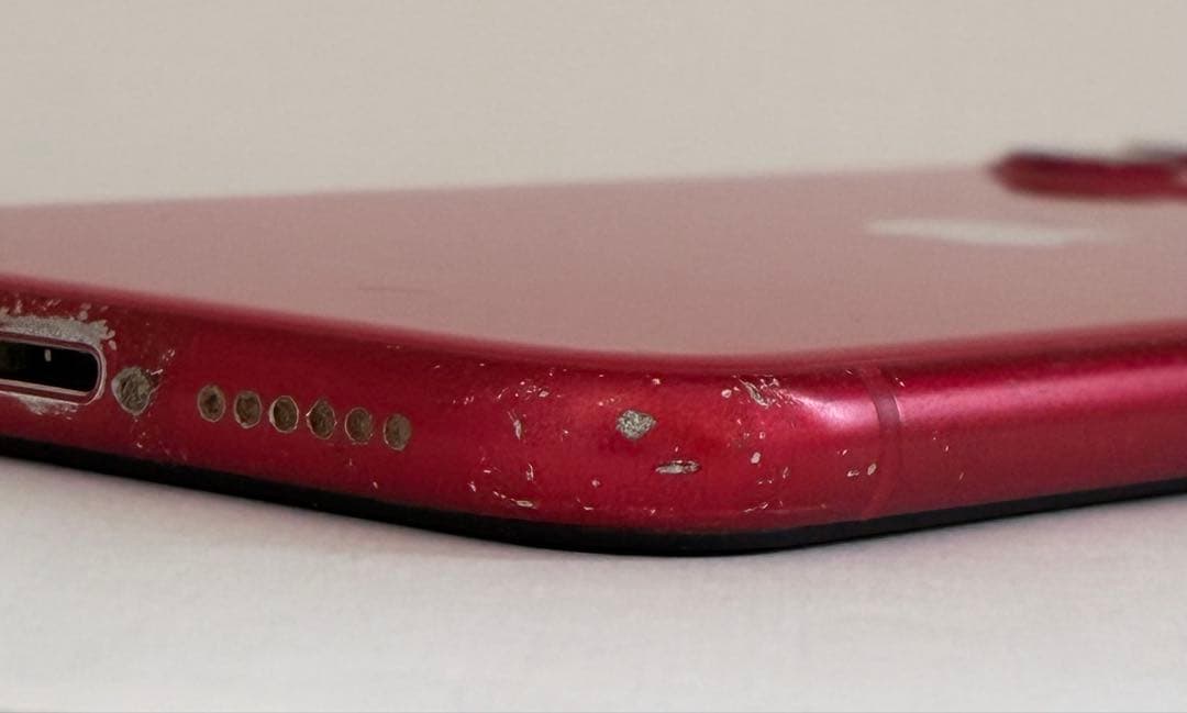 【画面修理歴有】【68％】【箱付き】iPhone11 レッド 128GB