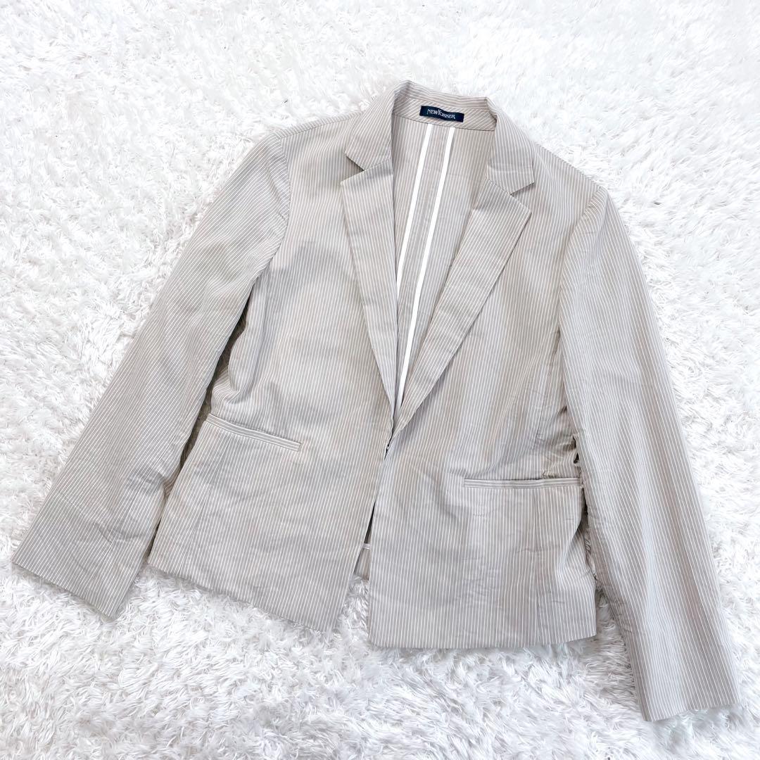 美品✨ ニューヨーカー パンツ スーツ セットアップ シアサッカー 近年モデル