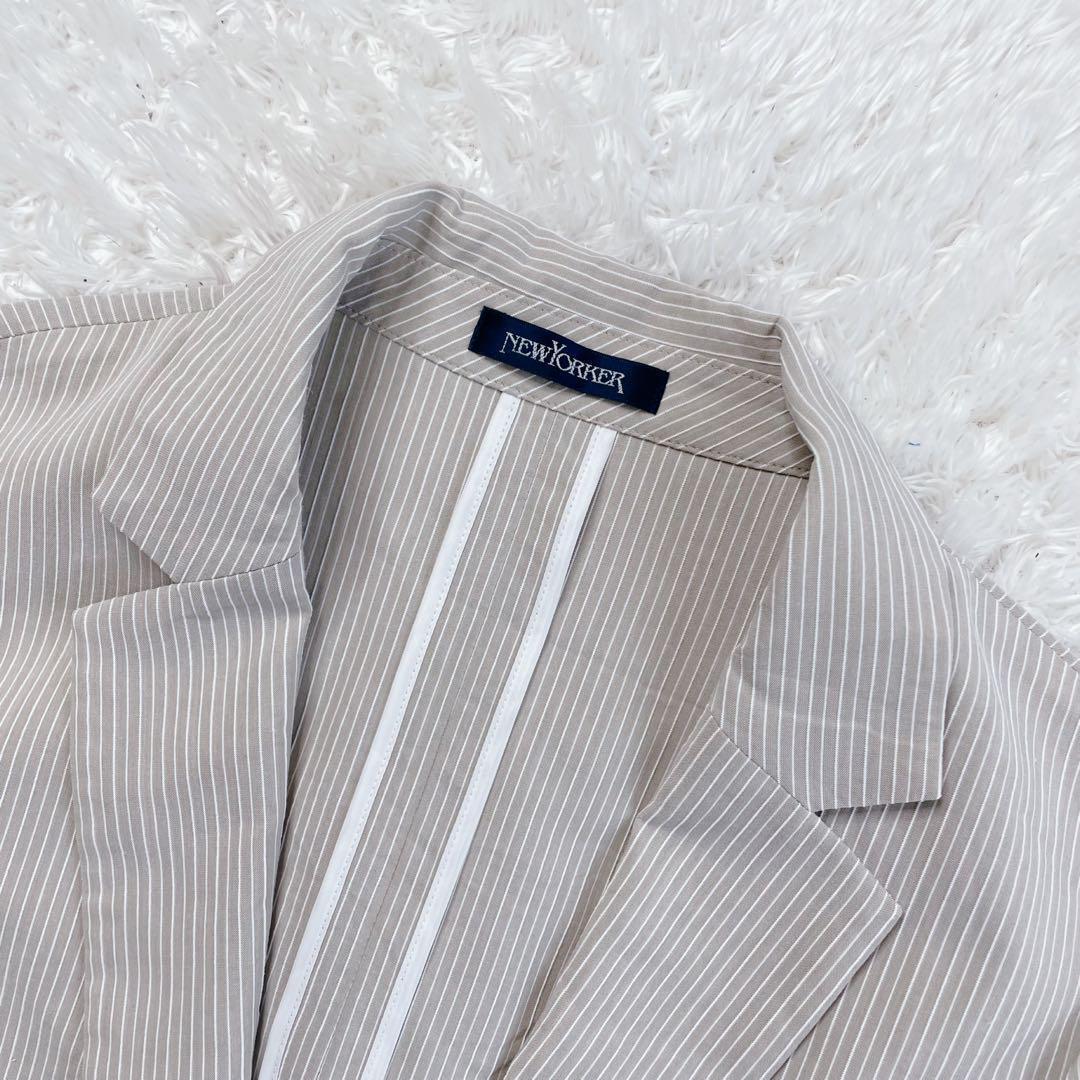 美品✨ ニューヨーカー パンツ スーツ セットアップ シアサッカー 近年モデル