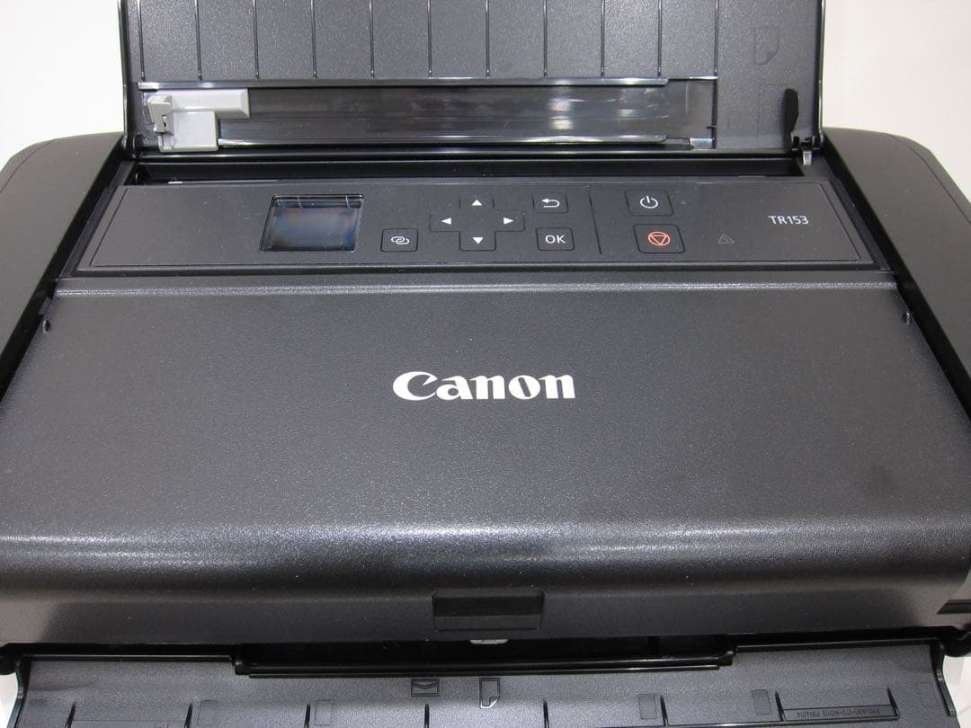 【美品】キヤノンTR153 新品インク2本付き モバイルプリンター