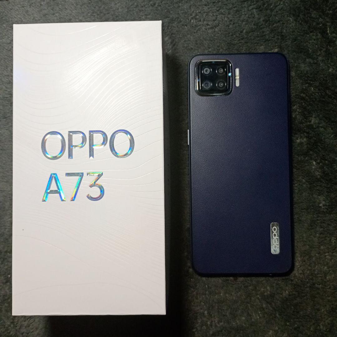 OPPO A73 ネービー ブルー 64GB SIMフリー 楽天モバイル版