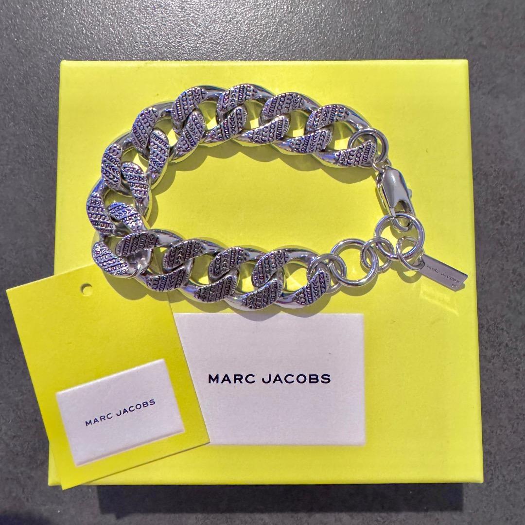 定価53000円 マークジェイコブス モノグラム チェーンブレスレット