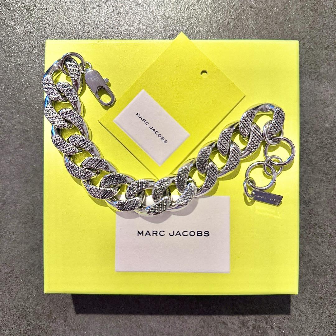 定価53000円 マークジェイコブス モノグラム チェーンブレスレット