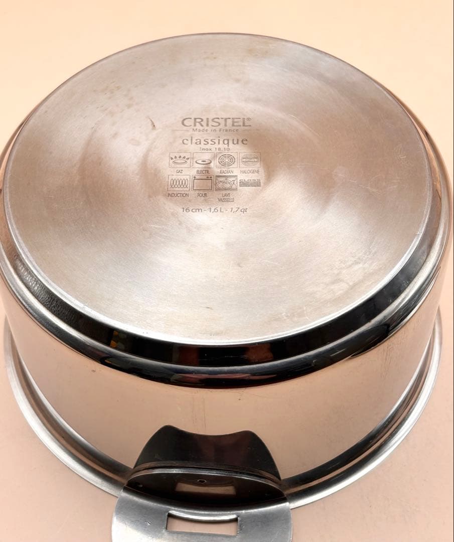 16cm CRISTEL クリステル グラフィット　深鍋