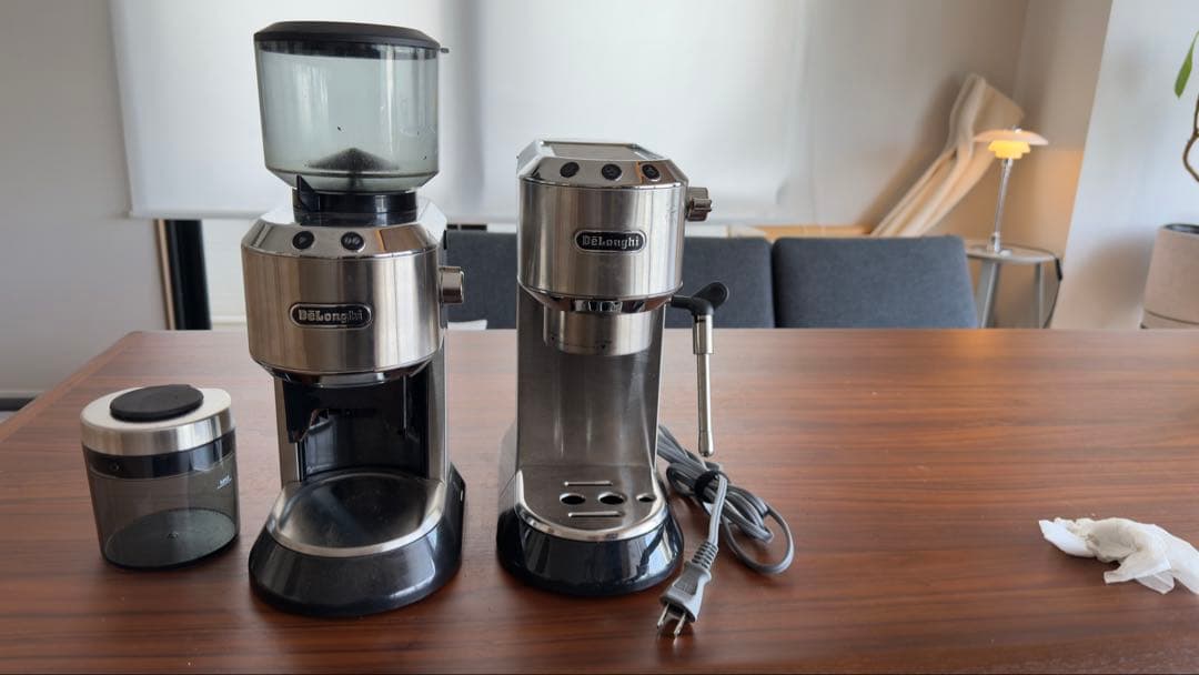 De'Longhi EC680M エスプレッソマシン コーヒーミル
