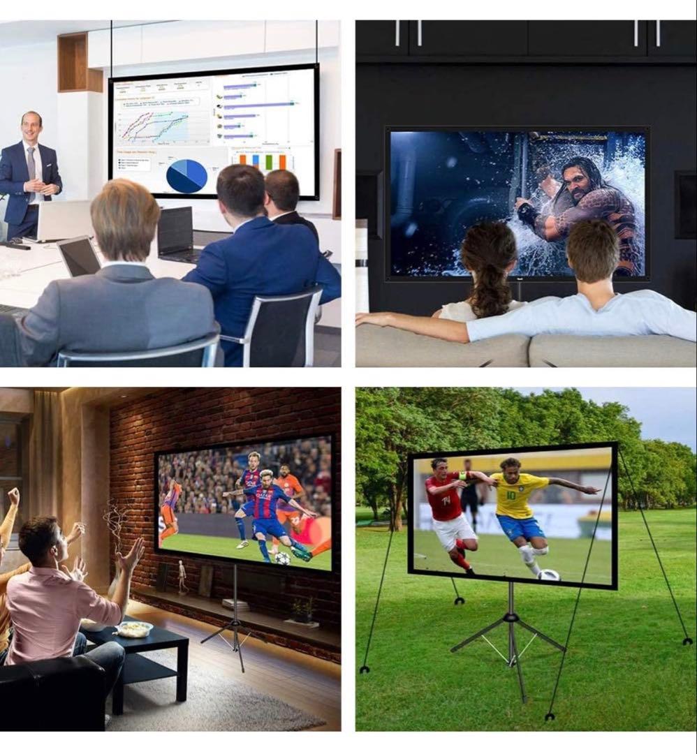 80インチ 4K プロジェクタースクリーン 16:9