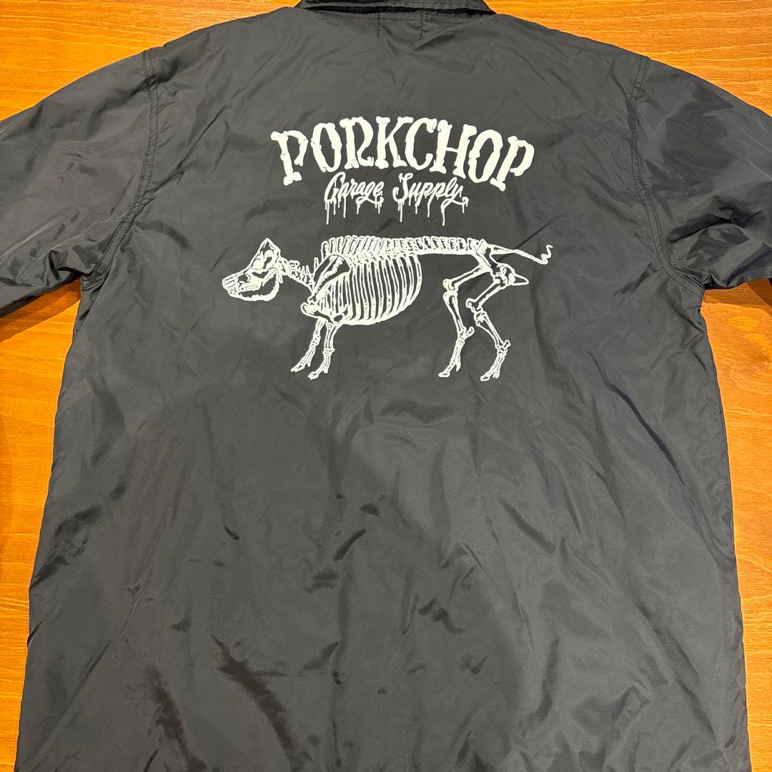 PORKCHOP ナイロンジャケット L ブラック