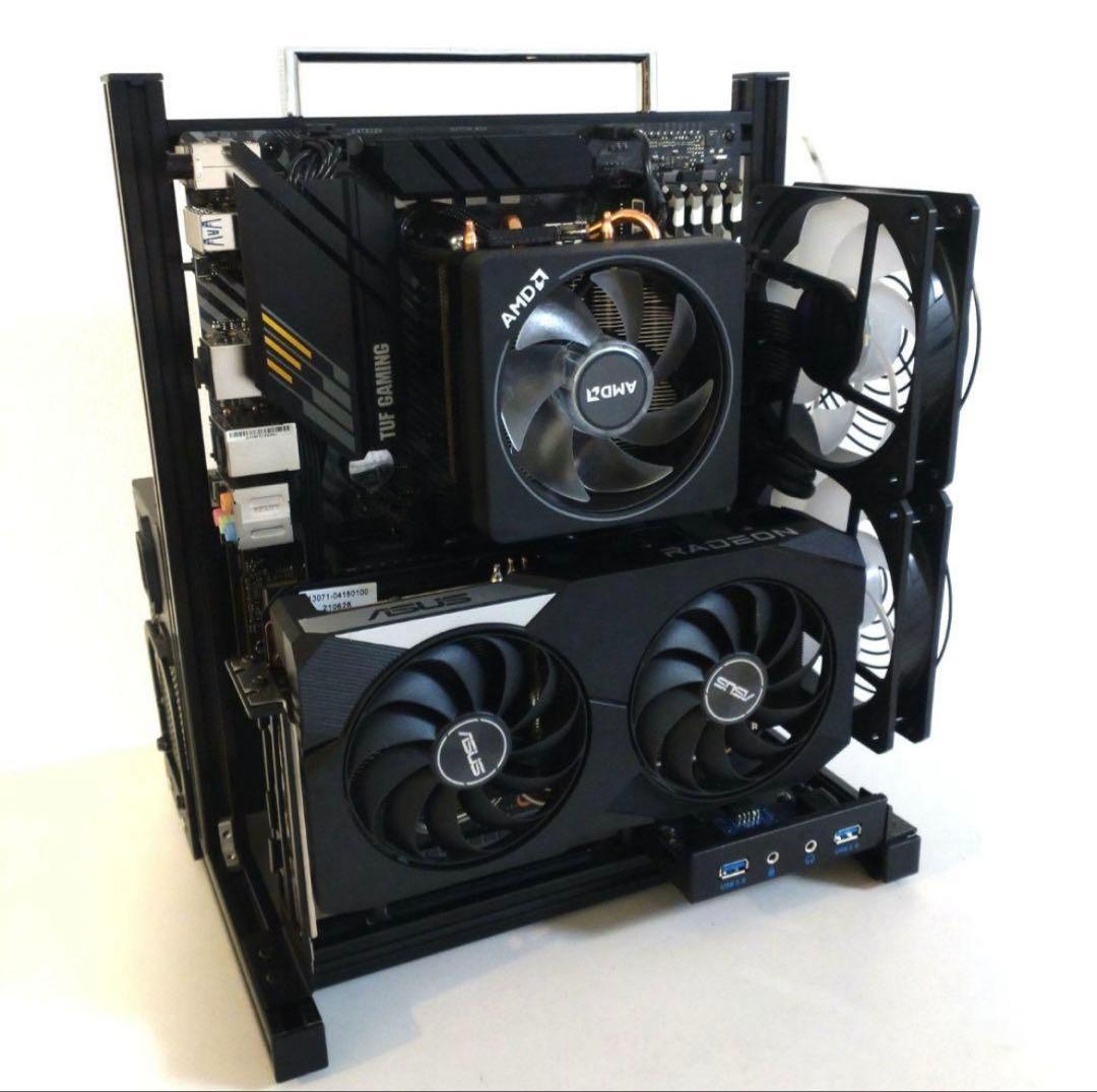 自作ゲーミングPC Ryzen5600 RADEON RX6600XT