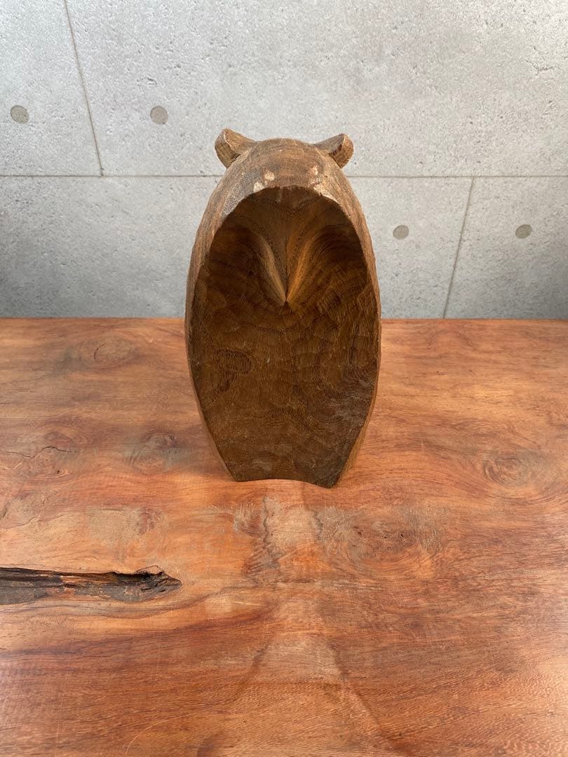 kenbridge さん専用 アイヌ彫刻　アイヌ木彫り　熊　梟三好純男　みよし