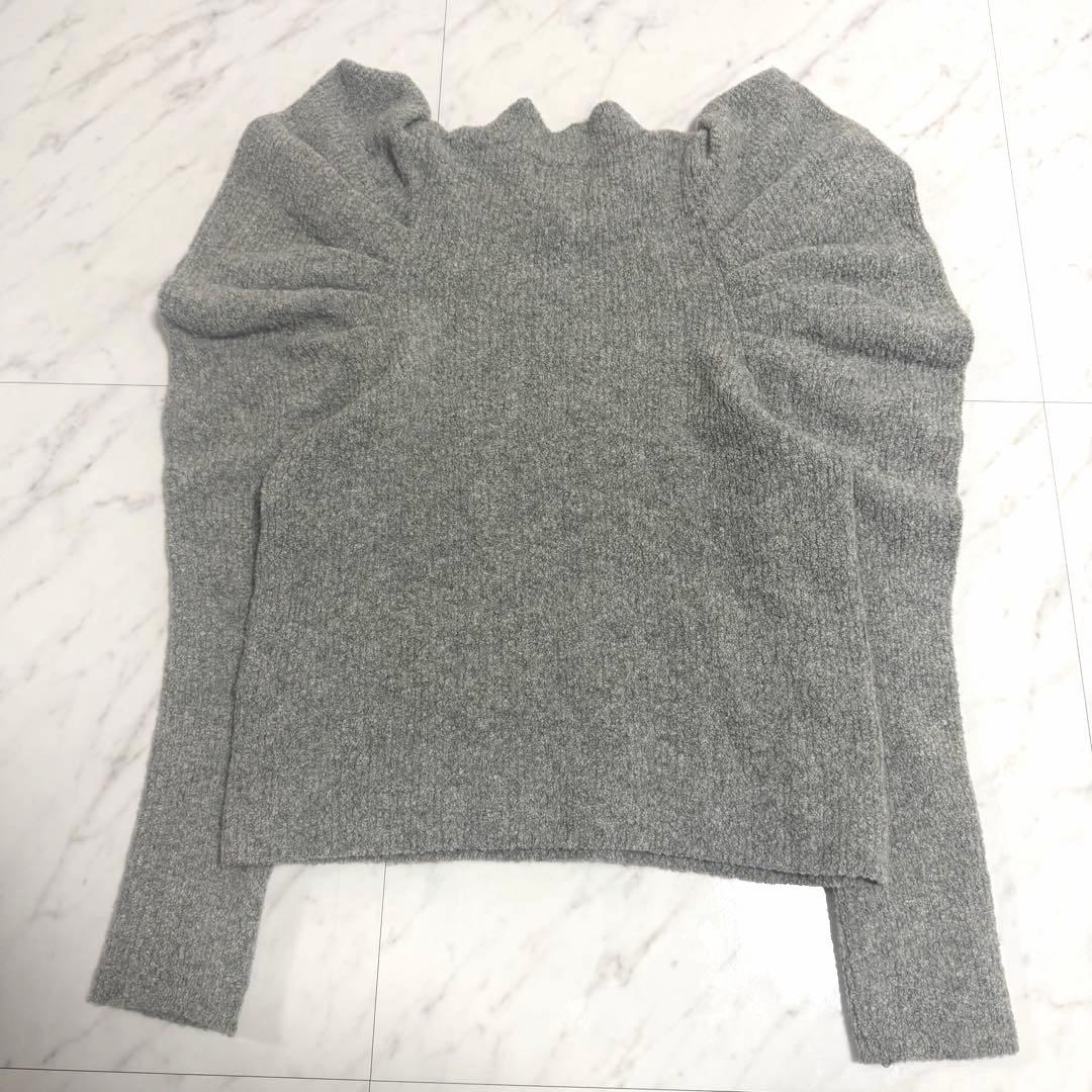 【美品】完売品✨️セブンテン ブークレ パワー ショルダー ニット パフスリーブ